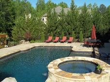 After Pool Landscaping Installation