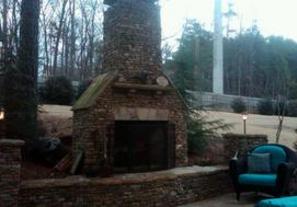 Outdoor Fireplace